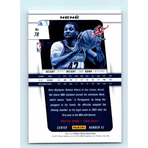 2013-14 Panini Prizm Base #78 Nene