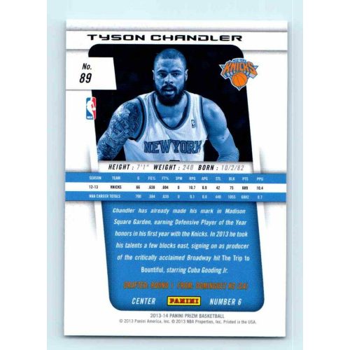 2013-14 Panini Prizm Base #89 Tyson Chandler