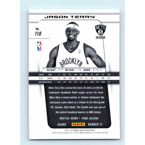 2013-14 Panini Prizm Base #118 Jason Terry