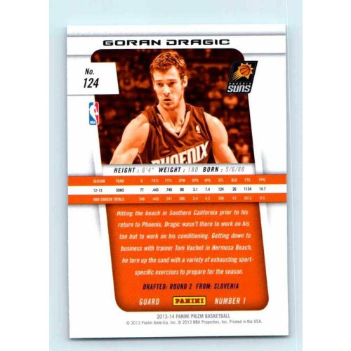 2013-14 Panini Prizm Base #124 Goran Dragic