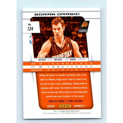 2013-14 Panini Prizm Base #124 Goran Dragic