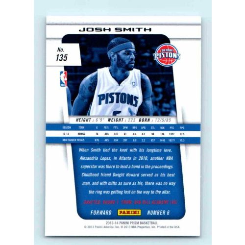 2013-14 Panini Prizm Base #135 Josh Smith