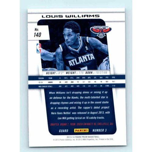 2013-14 Panini Prizm Base #140 Louis Williams