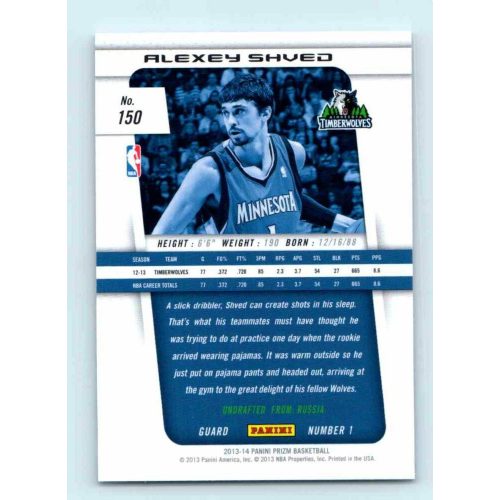 2013-14 Panini Prizm Base #150 Alexey Shved