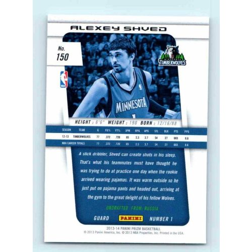 2013-14 Panini Prizm Base #150 Alexey Shved