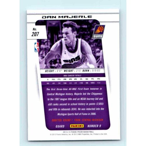 2013-14 Panini Prizm Base #207 Dan Majerle