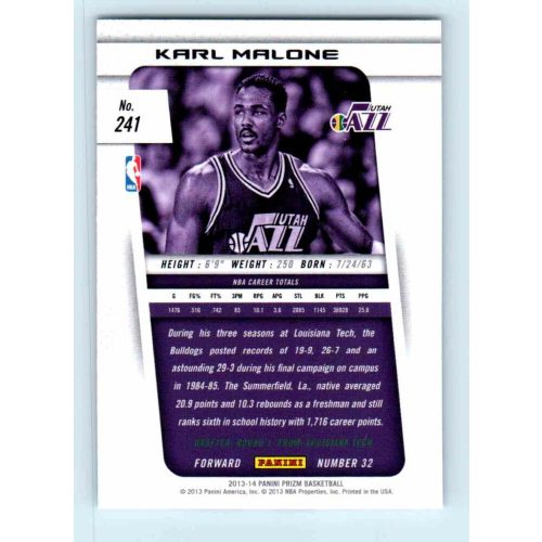 2013-14 Panini Prizm Base #241 Karl Malone