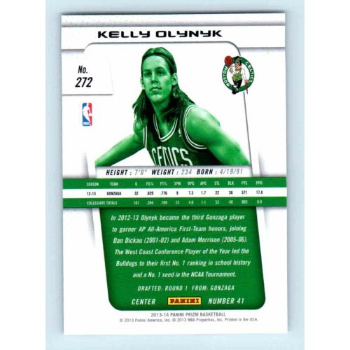 2013-14 Panini Prizm Base #272 Kelly Olynyk RC