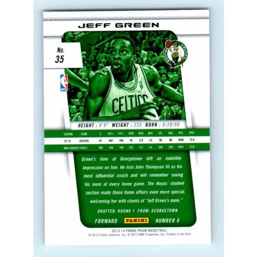 2013-14 Panini Prizm Base #35 Jeff Green