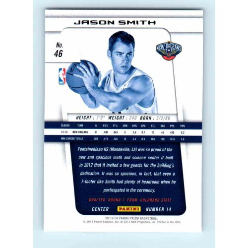 2013-14 Panini Prizm Base #46 Jason Smith