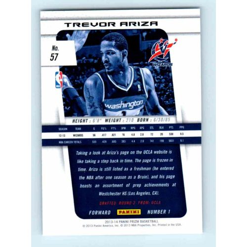 2013-14 Panini Prizm Base #57 Trevor Ariza