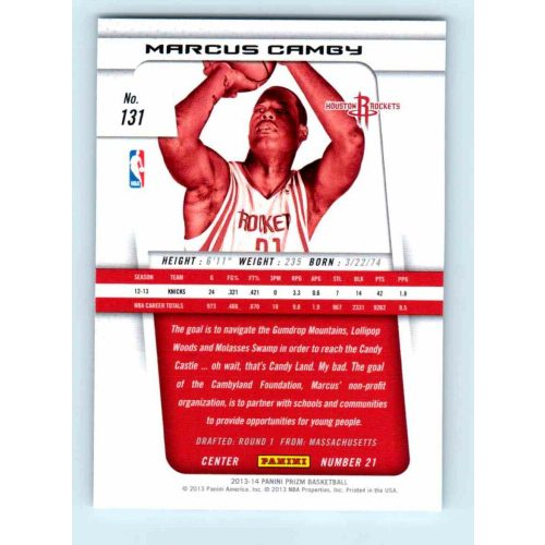 2013-14 Panini Prizm Base #131 Marcus Camby