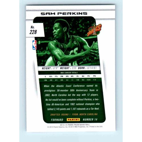 2013-14 Panini Prizm Base #228 Sam Perkins