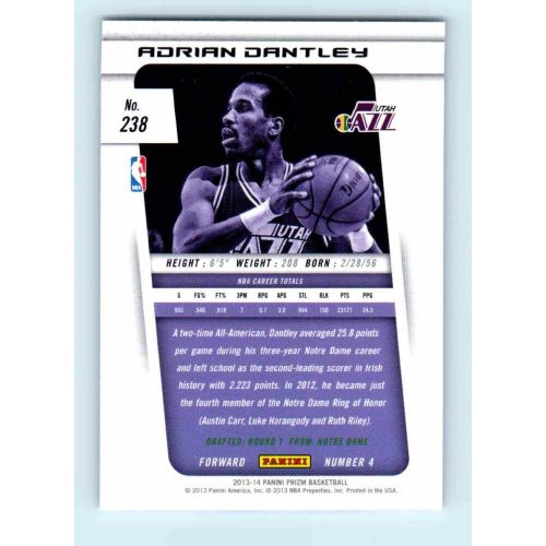 2013-14 Panini Prizm Base #238 Adrian Dantley