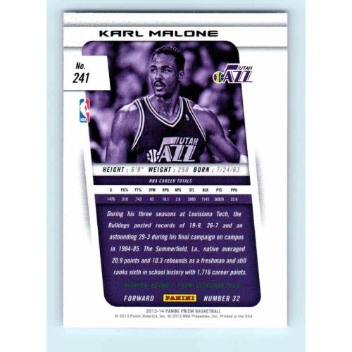 2013-14 Panini Prizm Base #241 Karl Malone