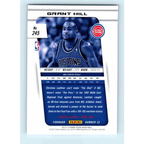 2013-14 Panini Prizm Base #245 Grant Hill