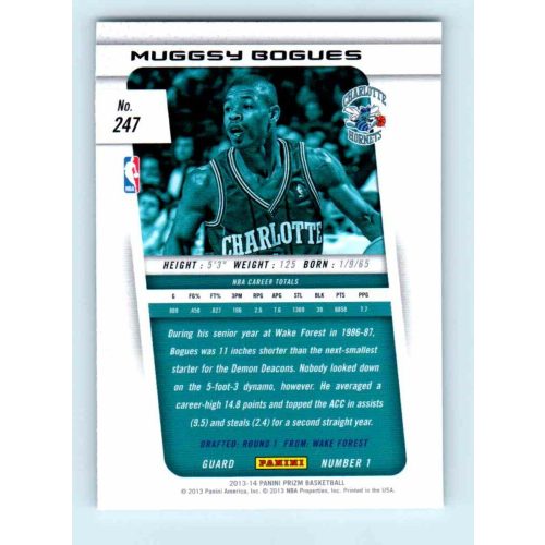 2013-14 Panini Prizm Base #247 Muggsy Bogues