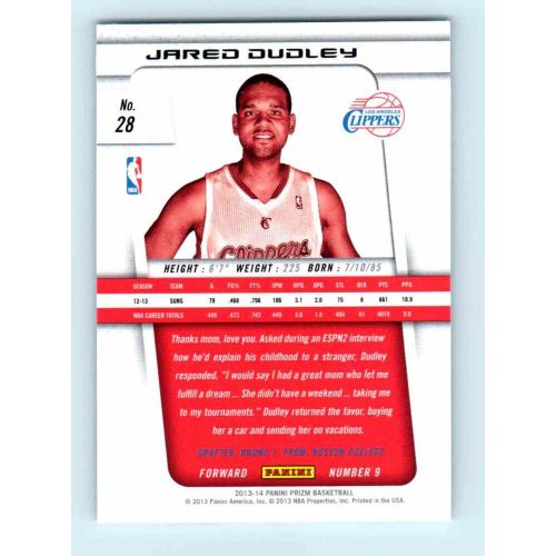 2013-14 Panini Prizm Base #28 Jared Dudley