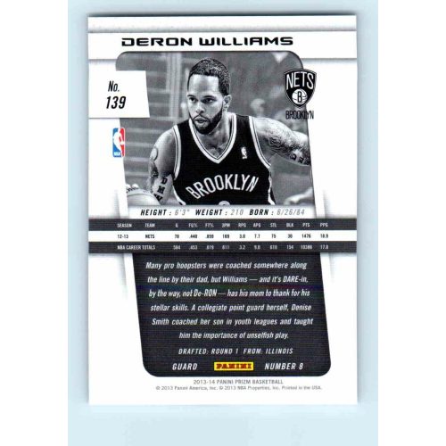 2013-14 Panini Prizm Base #139 Deron Williams