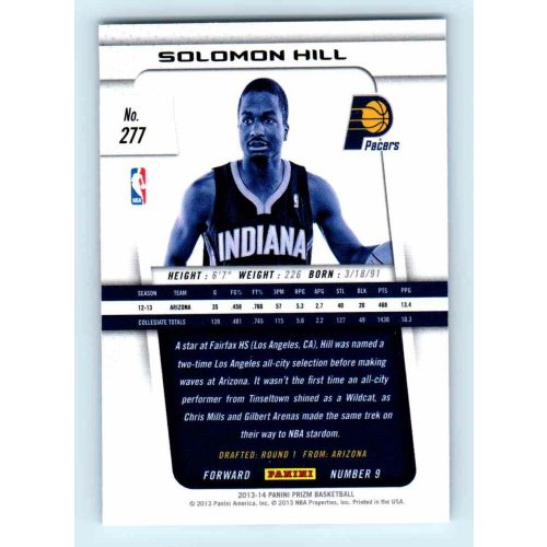 2013-14 Panini Prizm Base #277 Solomon Hill RC