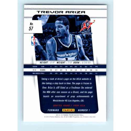 2013-14 Panini Prizm Base #57 Trevor Ariza