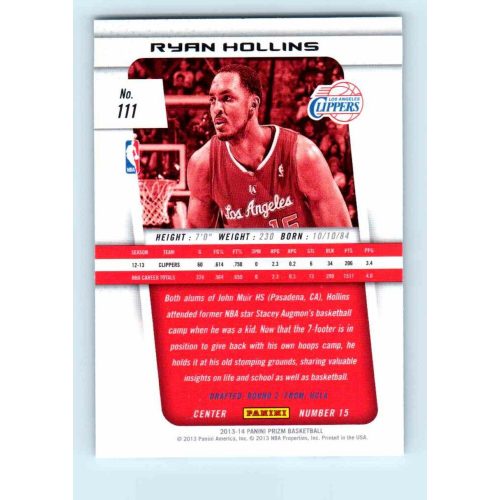 2013-14 Panini Prizm Base #111 Ryan Hollins