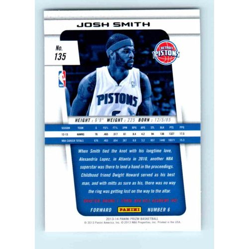 2013-14 Panini Prizm Base #135 Josh Smith