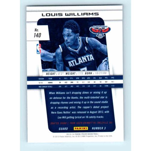 2013-14 Panini Prizm Base #140 Louis Williams