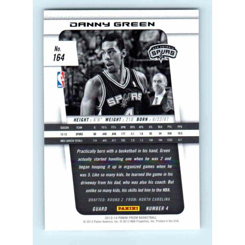 2013-14 Panini Prizm Base #164 Danny Green