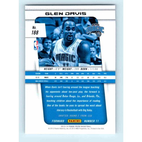 2013-14 Panini Prizm Base #188 Glen Davis