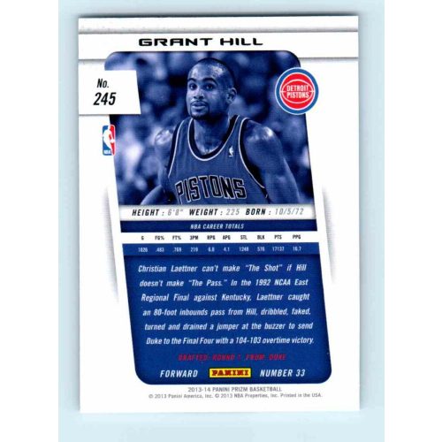 2013-14 Panini Prizm Base #245 Grant Hill