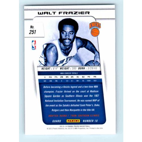 2013-14 Panini Prizm Base #251 Walt Frazier