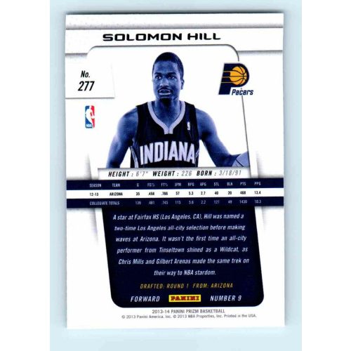 2013-14 Panini Prizm Base #277 Solomon Hill RC