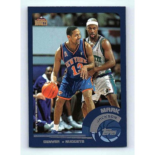 2002-03 Topps Basketball Base #126 Mark Jackson