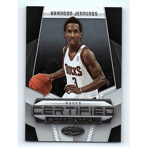 2009-10 Panini Certified Certified Potential #21 Brandon Jennings    432/500