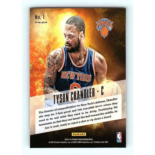 2013-14 Panini Prizm Post Season Silver #1 Tyson Chandler