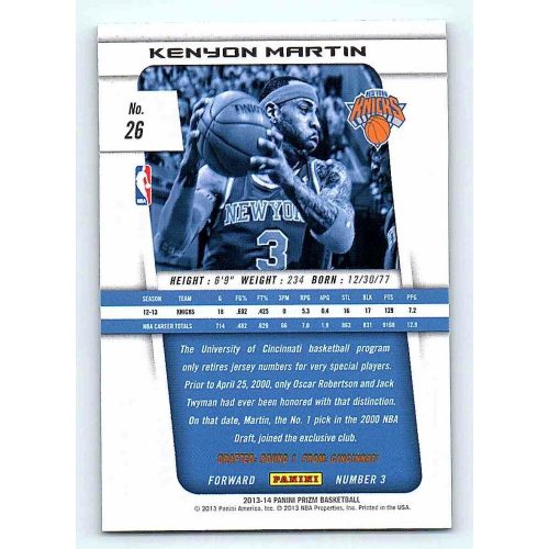 2013-14 Panini Prizm Base #26 Kenyon Martin