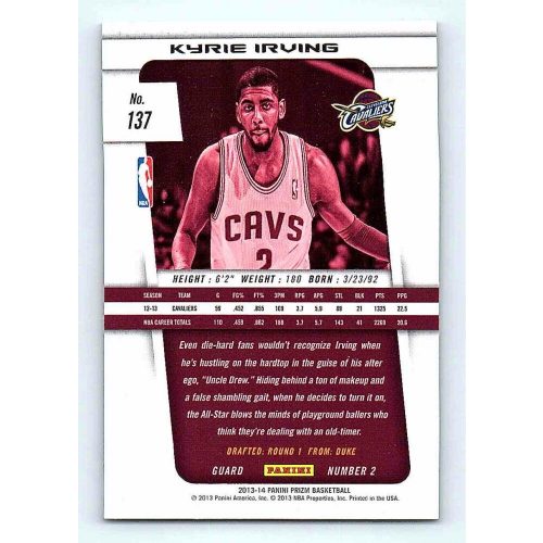 2013-14 Panini Prizm Base #137 Kyrie Irving