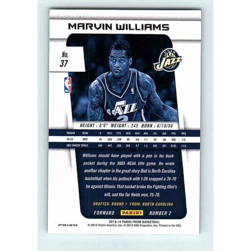 2013-14 Panini Prizm Silver #37 Marvin Williams