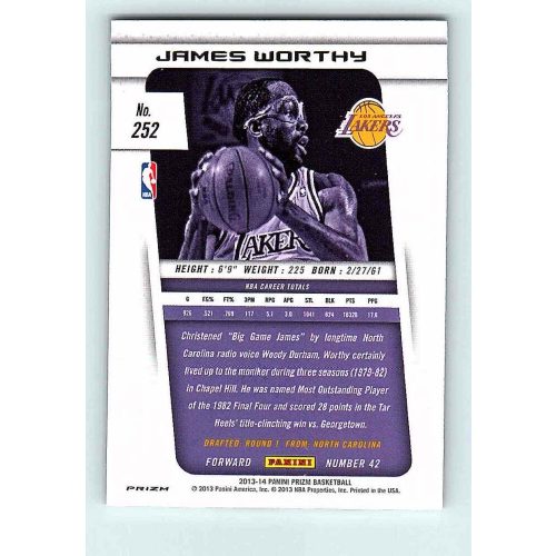 2013-14 Panini Prizm Silver #252 James Worthy