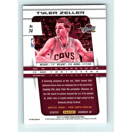 2013-14 Panini Prizm Silver #74 Tyler Zeller