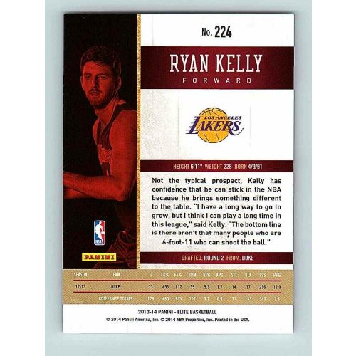 2013-14 Panini Elite Base #224 Ryan Kelly