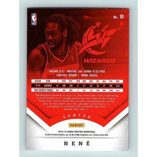 2013-14 Panini Prestige Base #10 Nene