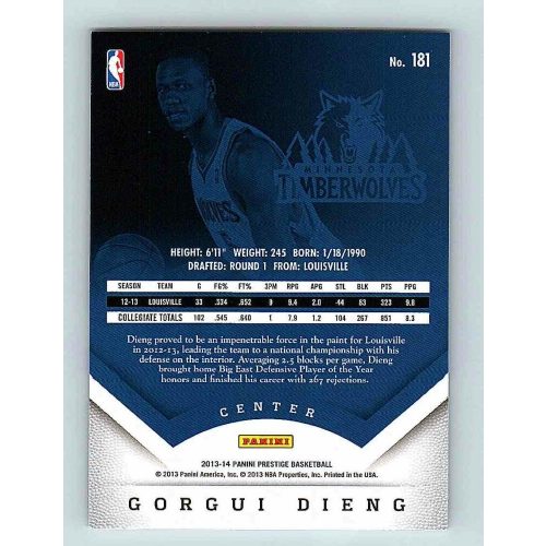 2013-14 Panini Prestige Base #181 Gorgui Dieng RC