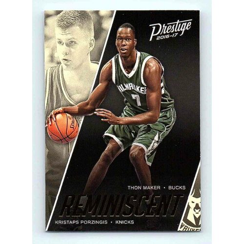 2016-17 Prestige Reminiscent #9 Kristaps Porzingis / Thon Maker RC