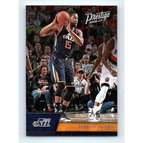 2016-17 Prestige Base #64 Derrick Favors