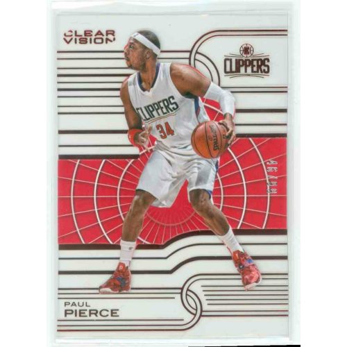 2015-16 Panini Clear Vision Base Red #25 Paul Pierce