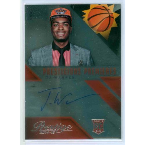 2014-15 Prestige Prestigious Premieres #PP-TW T.J. Warren RC AU