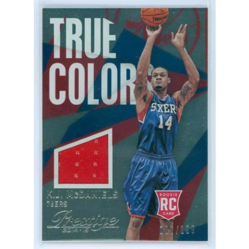 2014-15 Panini Prestige Plus True Colors #71 K.J. McDaniels    080/199