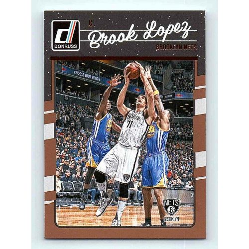 2016-17 Donruss Basketball Base #80 Brook Lopez